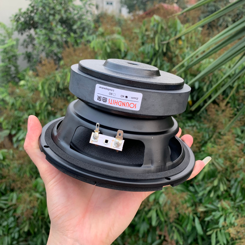 Loa Siêu trầm / Mid bass 6.5inch 4Ω 95W Nón Sợi Carbon Khung Đúc Nhôm