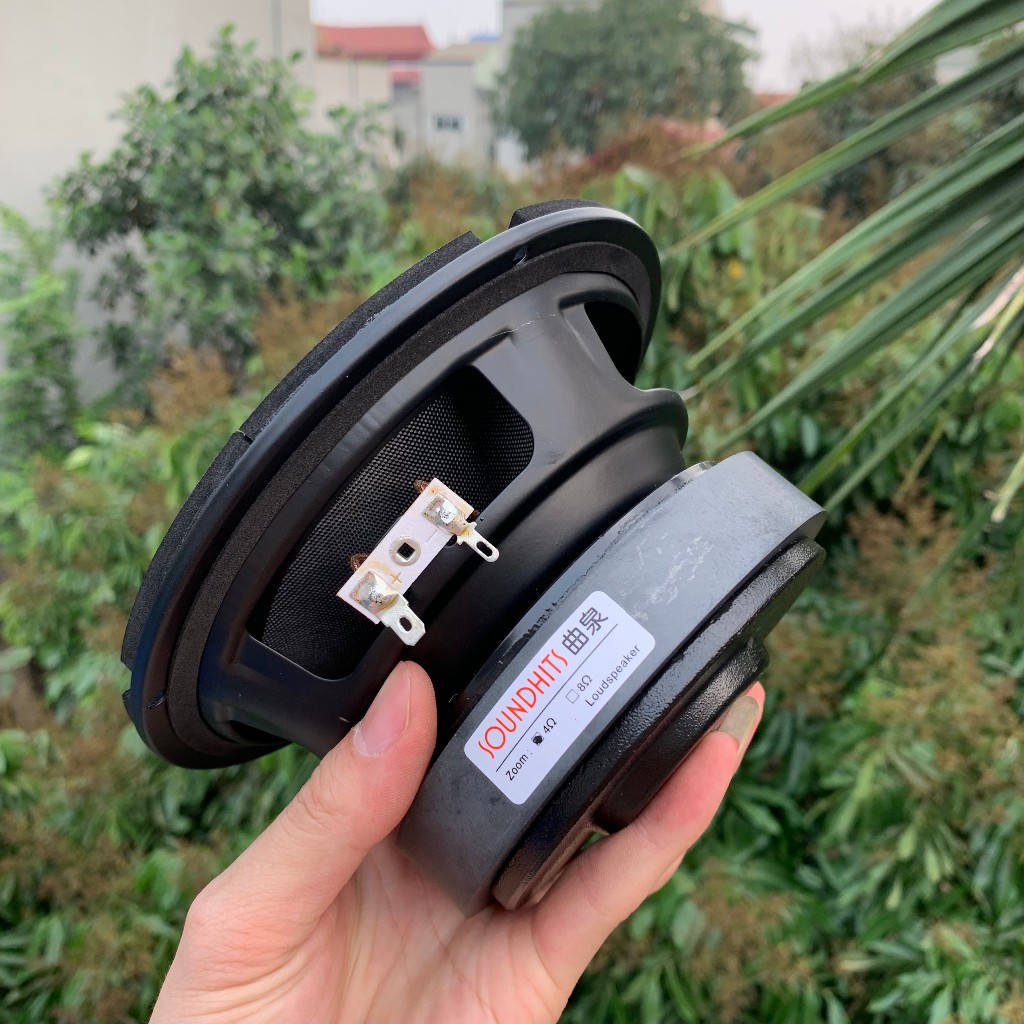 Loa Siêu trầm / Mid bass 6.5inch 4Ω 95W Nón Sợi Carbon Khung Đúc Nhôm