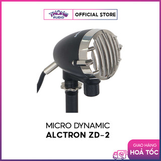 Micro Dynamic Alctron ZD-2 cho nhạc cụ Harmonica và vocal Live sân khấu, có kèm dây và túi đựng