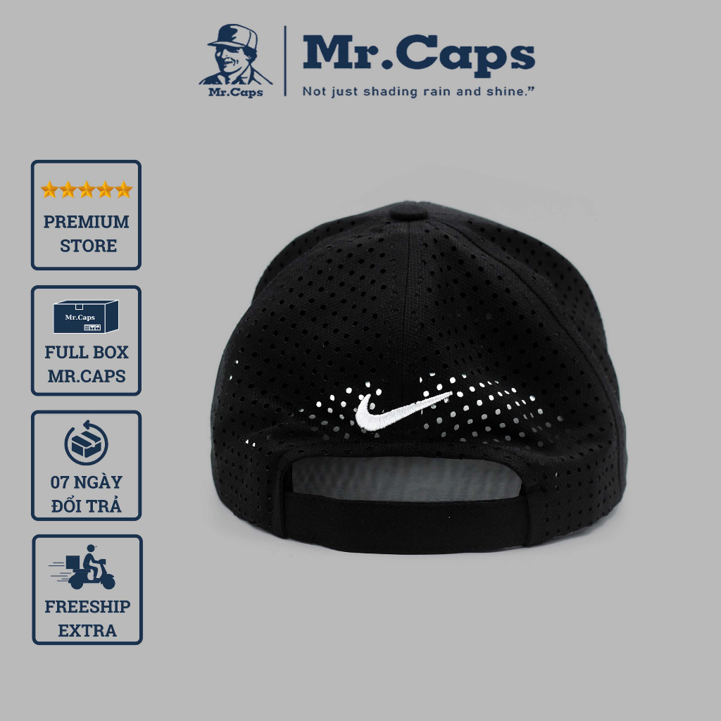 Mũ lưỡi trai lưới Ni.ke chính hãng - Nón kết lưới form unisex phong cách ullzang cao cấp nam nữ Mrcap Store NK02