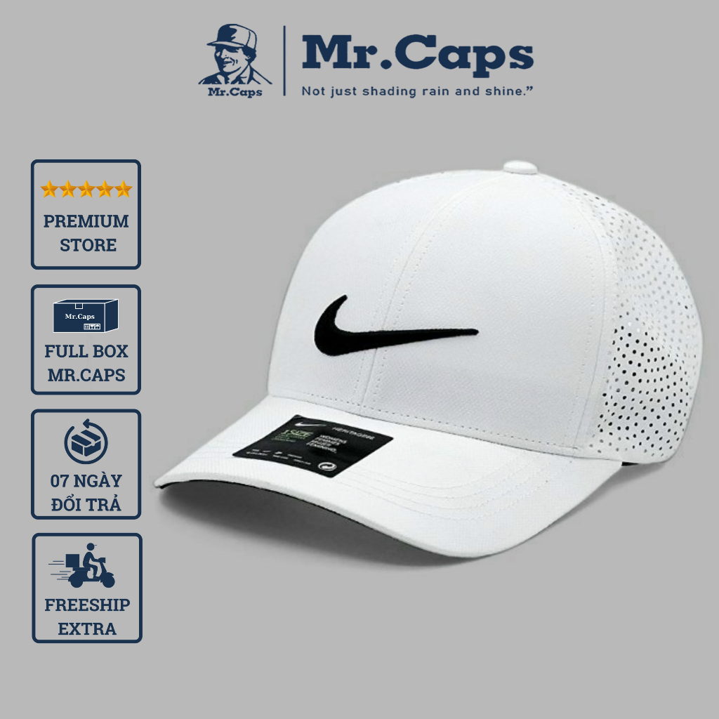 Mũ lưỡi trai lưới Ni.ke chính hãng - Nón kết lưới form unisex phong cách ullzang cao cấp nam nữ Mrcap Store NK02