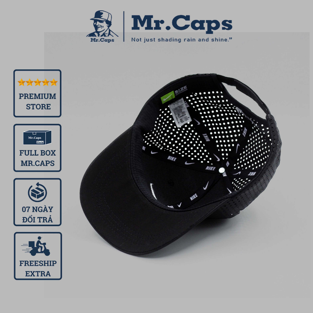 Mũ lưỡi trai lưới Ni.ke chính hãng - Nón kết lưới form unisex phong cách ullzang cao cấp nam nữ Mrcap Store NK02