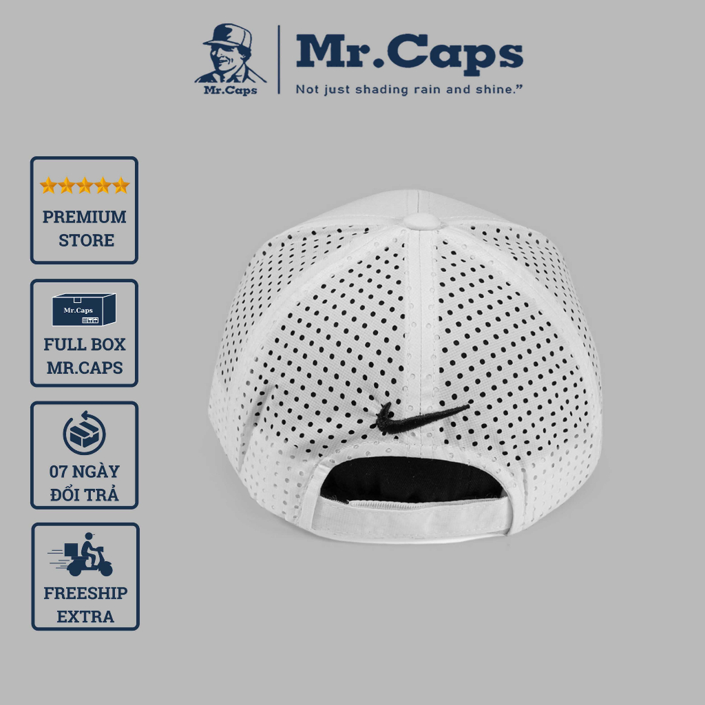 Mũ lưỡi trai lưới Ni.ke chính hãng - Nón kết lưới form unisex phong cách ullzang cao cấp nam nữ Mrcap Store NK02