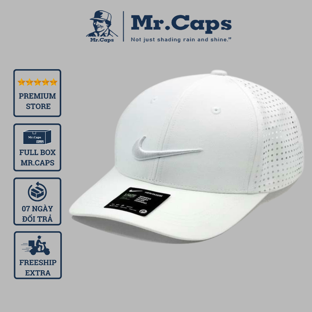 Mũ lưỡi trai lưới Ni.ke chính hãng - Nón kết lưới form unisex phong cách ullzang cao cấp nam nữ Mrcap Store NK02