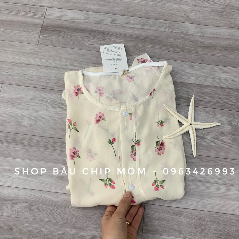 Váy Bầu hoa thiết kế đuôi cá tơ mềm 2 lớp, siêu sang chảnh, xinh nhẹ nhàng cho mẹ - VH62