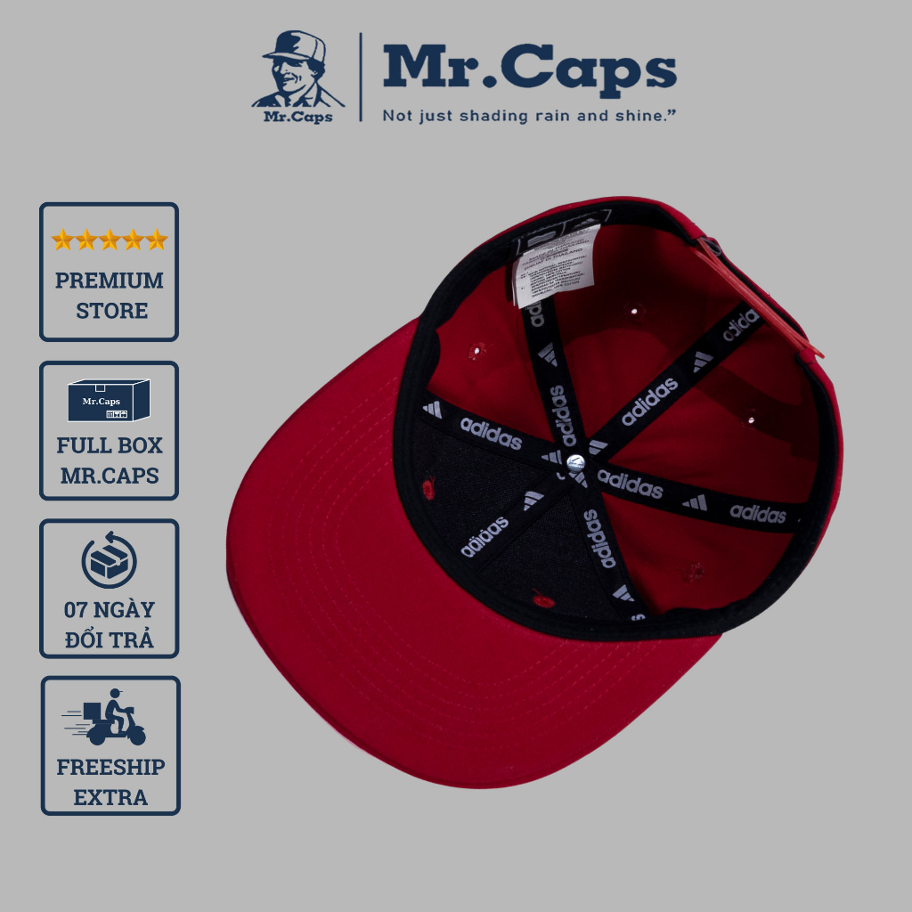 Nón snapback adidas Full Box - Mũ hiphop phong cách ulzzang vải kaki cao cấp form unisex cho cả nam nữ Mrcap Store