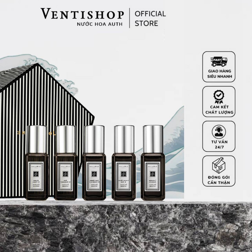 | 𝐕𝐄𝐍𝐓𝐈𝐒𝐇𝐎𝐏.𝟔𝟖 | Sét nước hoa JoMalone gồm 5chai , mỗi chai 9ml