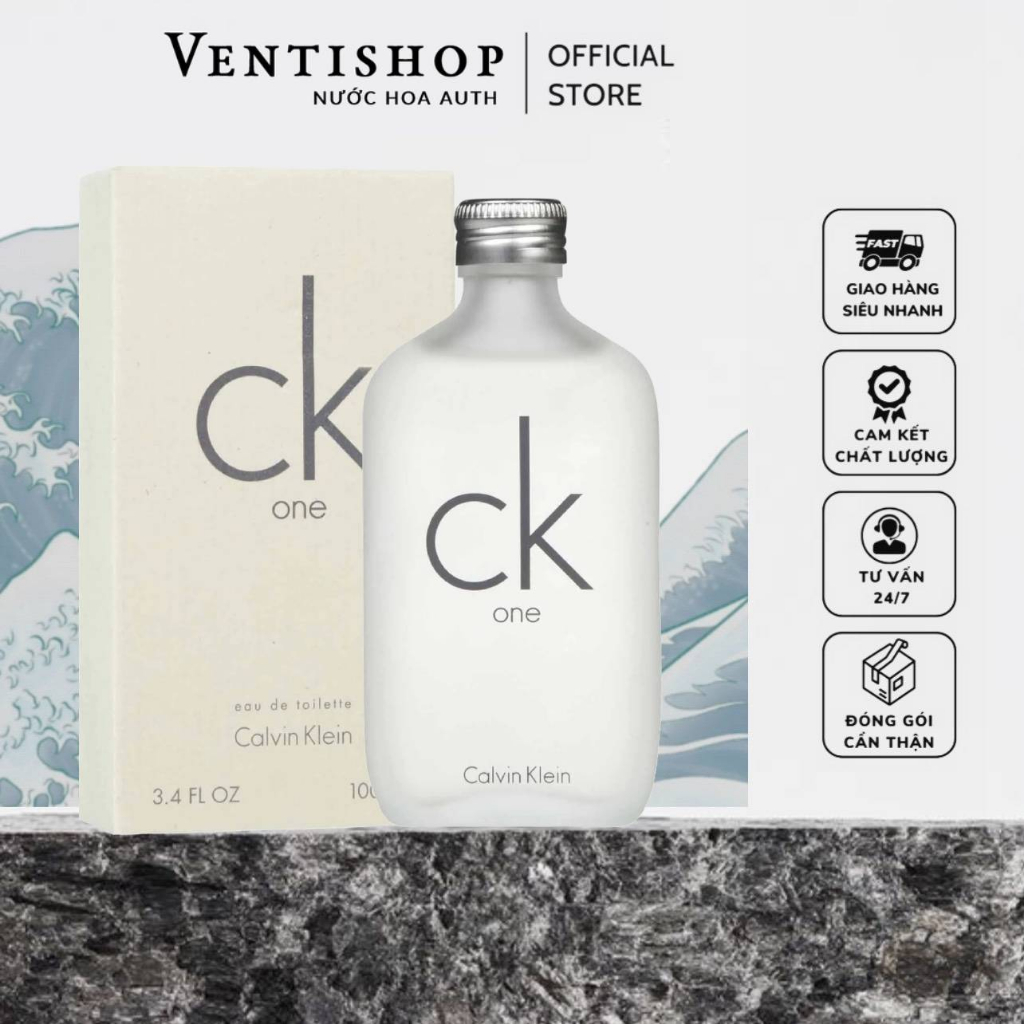 | 𝐕𝐄𝐍𝐓𝐈𝐒𝐇𝐎𝐏.𝟔𝟖 | Nước hoa Unisex CK One EDT 100ml/200ml