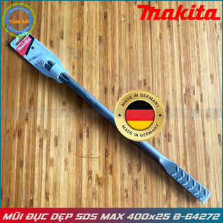Mũi đục dẹp 25mm chuôi sds max makita b-64272 dài 400mm made in germany