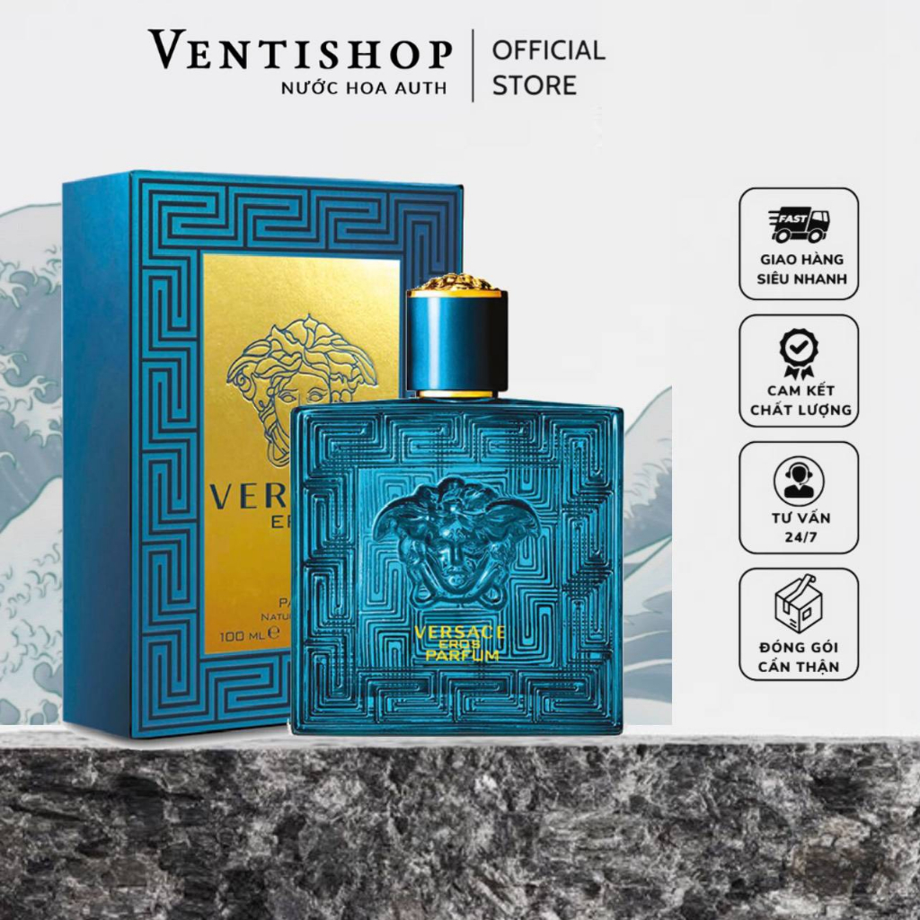 | 𝐕𝐄𝐍𝐓𝐈𝐒𝐇𝐎𝐏.𝟔𝟖 | Nước Hoa Nam - Versace Eros Parfume chữ vàng Chính Hãng