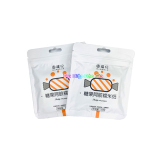 Giấy gạo gói kẹo nougat Trung