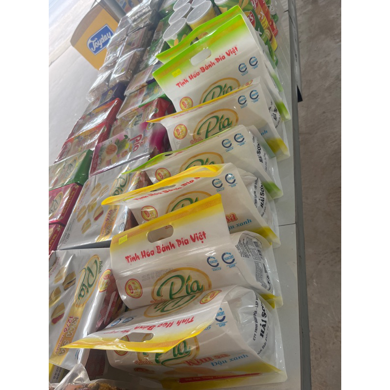 Bánh Pía kim sa lá dứa/ đậu xanh Hải Sơn 12 chiếc