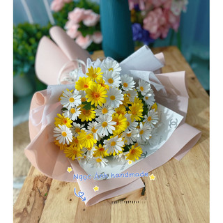 hoa cúc hoa mi (đầu bông) 50 bông