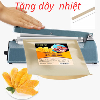 Máy hàn miệng túi 20cm vỏ sắt không kén túi hàn kín nhanh chóng tiện lợi,máy ép nhiệt miệng túi