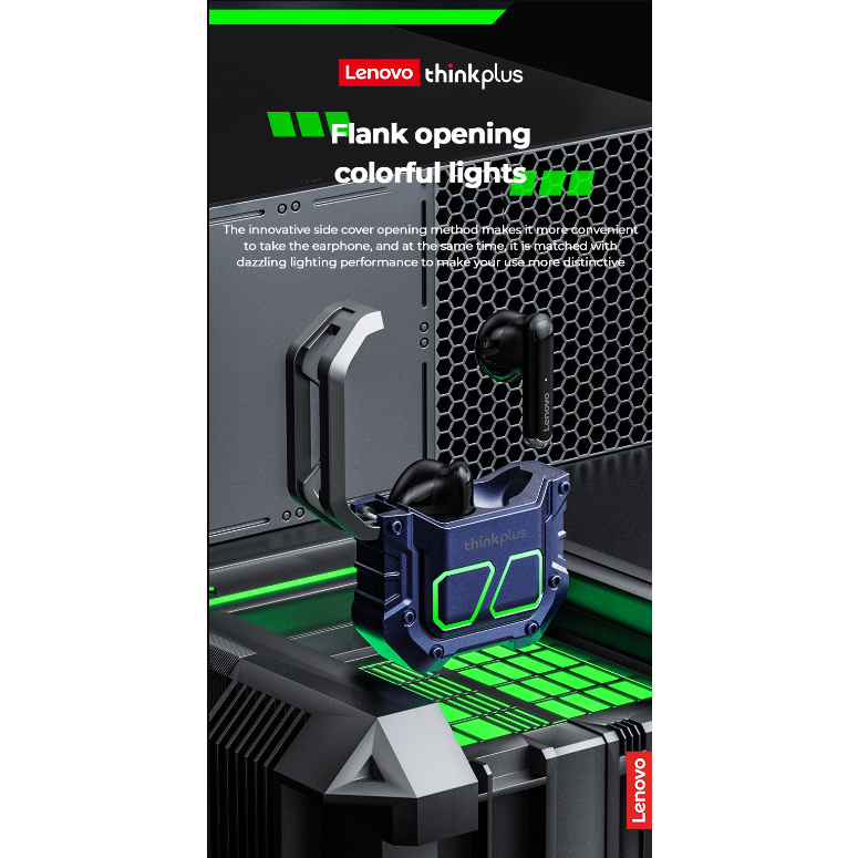 Tai Nghe Bluetooth Lenovo XT81 - Tai Nghe Không Dây Chơi Game Độ Trễ Thấp - Bluetooth 5.3 - Có Micro Đàm Thoại