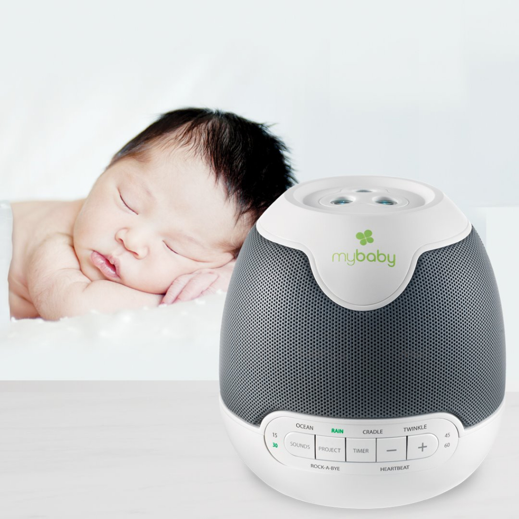 Máy ru ngủ kèm máy chiếu ánh sáng Homedics MYB-S305C - Hàng chính hãng