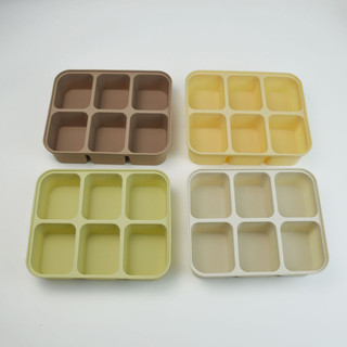 Khay làm đá silicone có nắp đậy