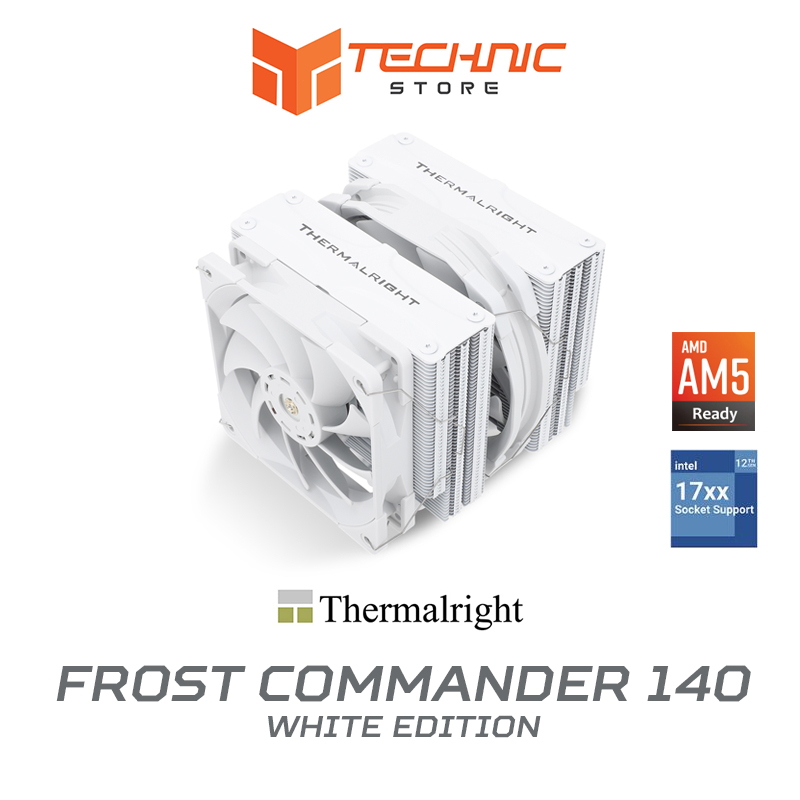 Tản nhiệt CPU Thermalright Frost Commander 140 WHITE FC140 WHITE