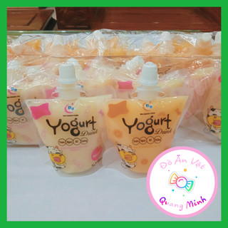 Bán sỉ nước uống hương sữa chua Yogurt bịch 10 gói 100ml thơm mát giải nhiệt mùa hè, đồ ăn vặt cổng trường hot nhất