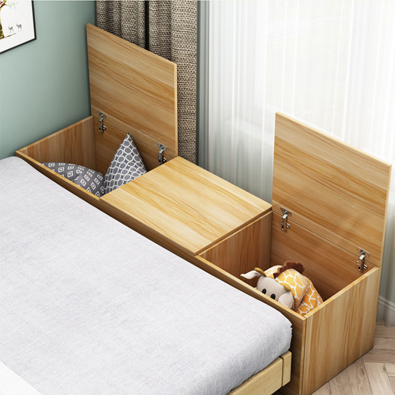 Giường hộp pallet kết hợp tủ lưu trữ đồ tiện lợi - gp182