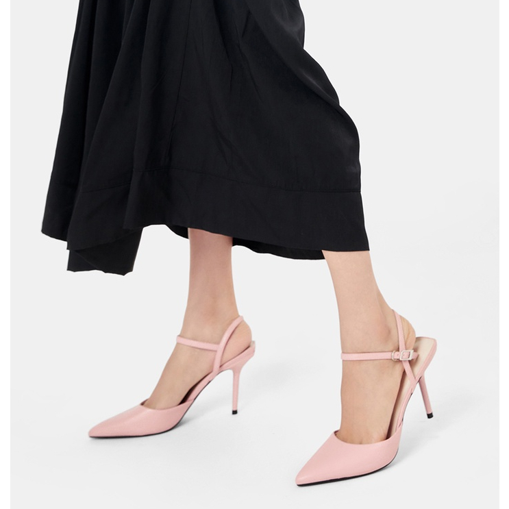 Giày Cao Gót Nữ 9cm Thời Trang JUNO Thanh Tối Giản CG09156