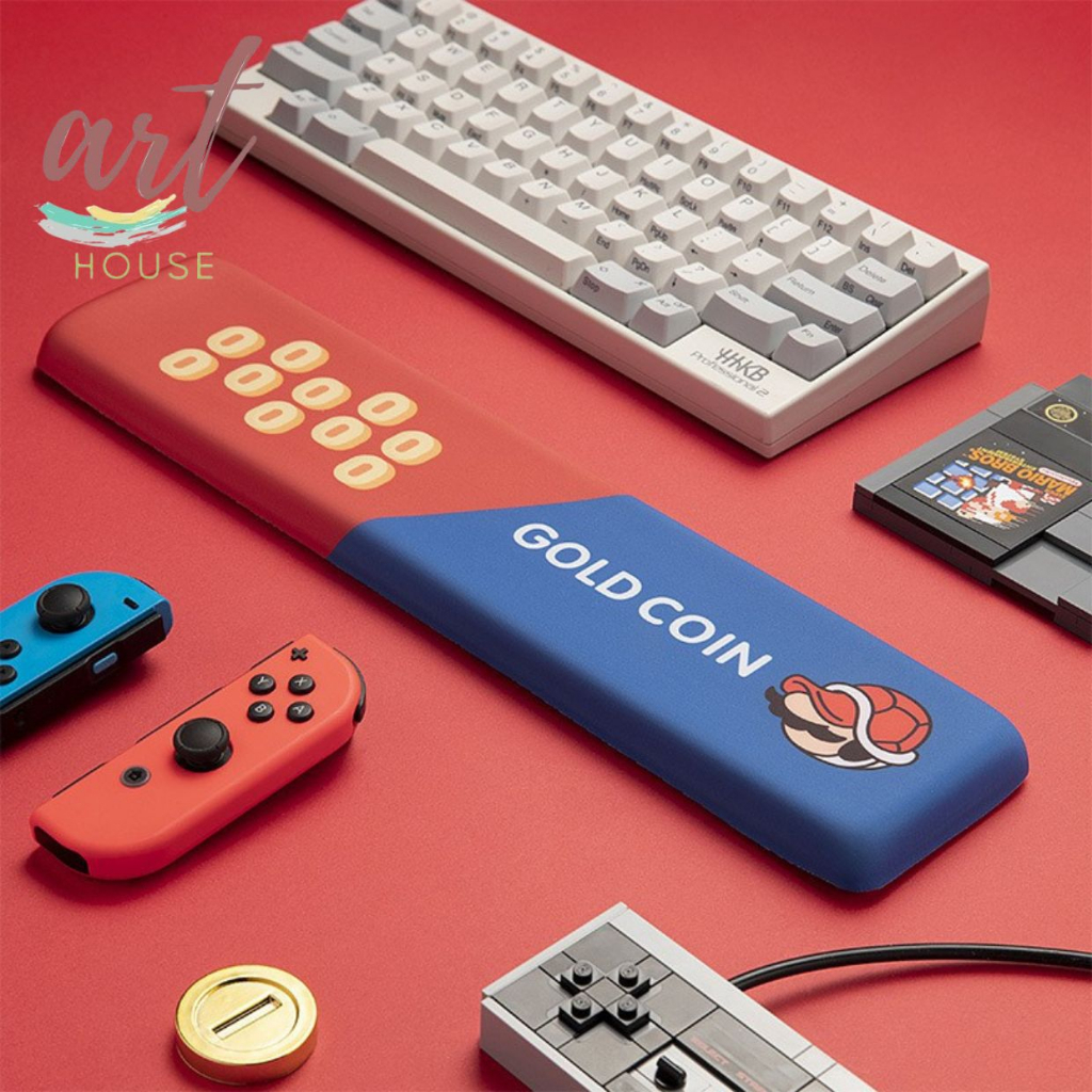 Miếng Lót Chuột Và Kê Tay Bàn Phím Hình In 3D Doremon Nintendo PacMan Mẫu Mới 2022_ Hàng Chính Hãng