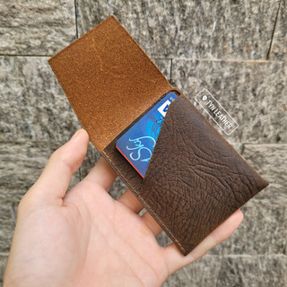 Ví card mini da bò thật 100% - Đồ da thật Tynleather