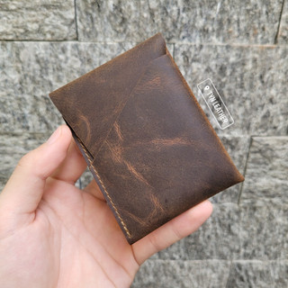 Ví card mini da bò thật 100% - Đồ da thật Tynleather