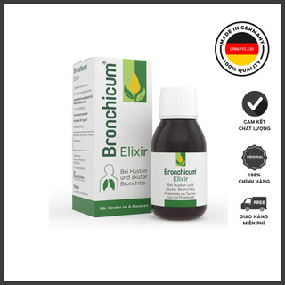 Bronchicum elixir 100ml của đức - giảm ho và làm thông thoáng đường hô hấp