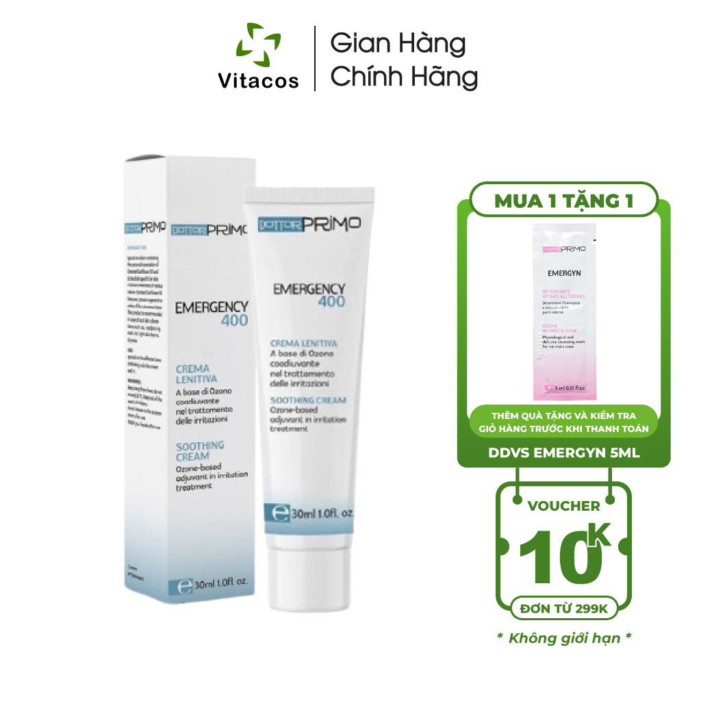 Kem Bôi Vết Thương DottorPrimo Emergency 400 Giúp Vết Thương Nhanh Lành Và Chống Sẹo