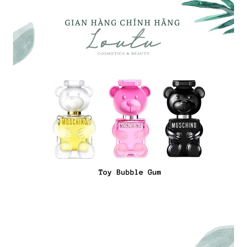 NƯỚC HOA MINI MOSCHINO TOY BOY VÀ TOY 2 BUBBLE GUM 5ML