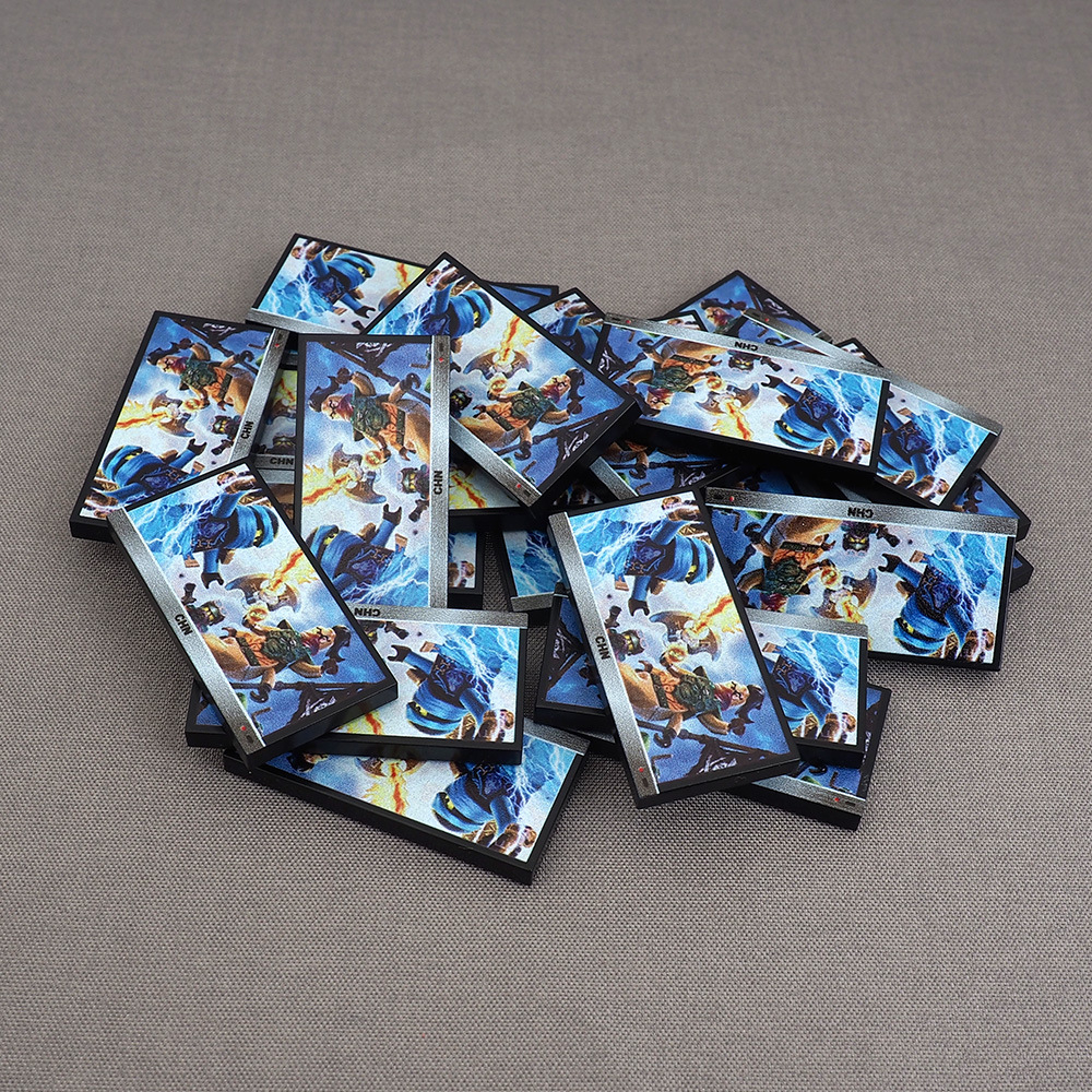 Phụ kiện MOC gạch in hình màn hình tv ninjago