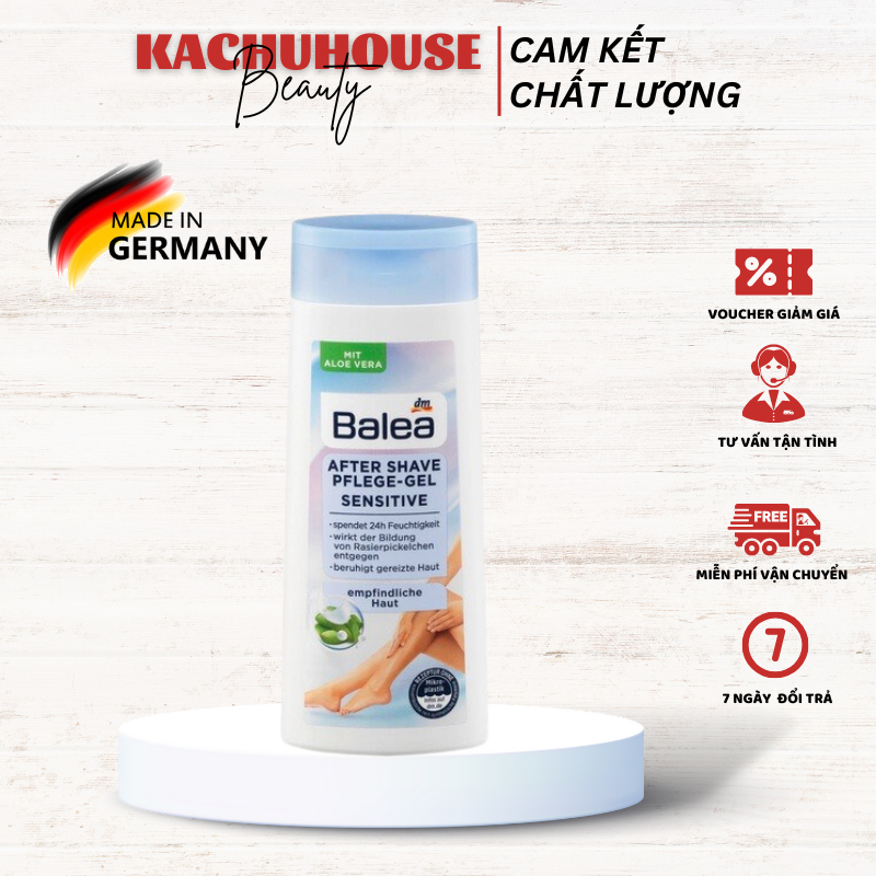 Kem Dưỡng Sau Tẩy Lông Balea After Shave Pflege-gel Sensitive 150ml Hàng Đức Chính Hãng