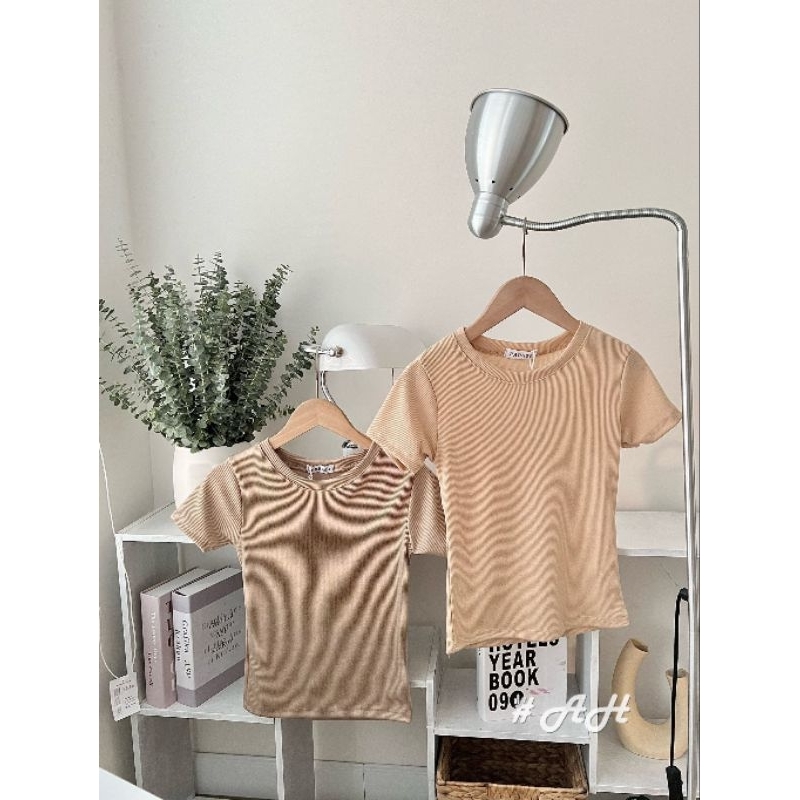 Áo thun tăm trơn basic dáng ôm bảng màu trendy dày dặn co giãn ulzzang Hàn Quốc - Ảnh thật Yena Closet 2302