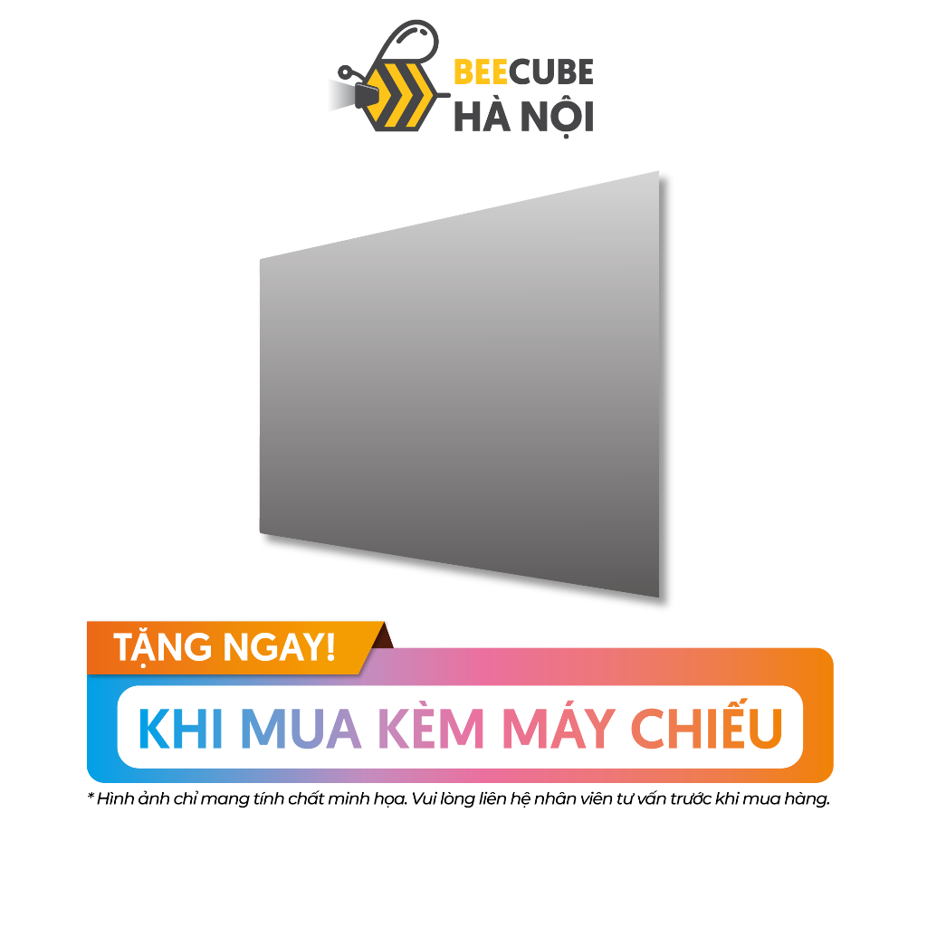 Màn Chiếu Phản Quang, Tương Phản Cao - Hỗ Trợ Xem Máy Chiếu Sáng Và Nét Hơn