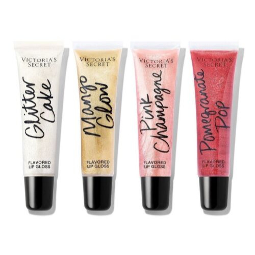Son bóng kim tuyến cao cấp authentic Victoria's Secret Holiday Shimmer Flavor Lip Gloss 13g (Mỹ)