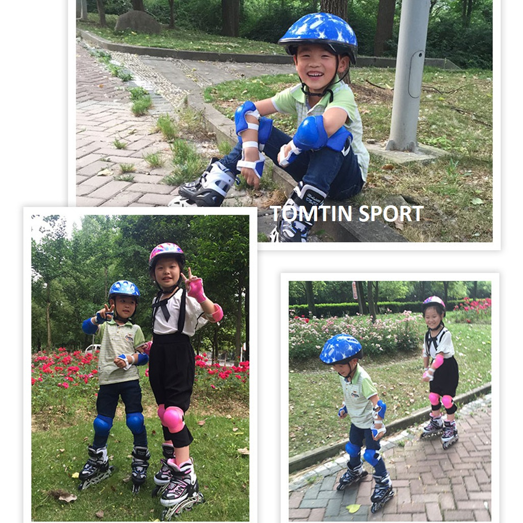 Giày trượt patin trẻ em tặng bảo hộ chính hãng CLUO với bánh cao su sáng led trượt mượt và êm, quà tặng