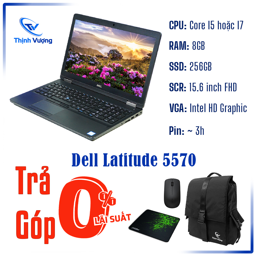 Laptop Dell Latitude 5570 | Core i7-6820HQ | 8G | 256G | VGA AMD R7 M370