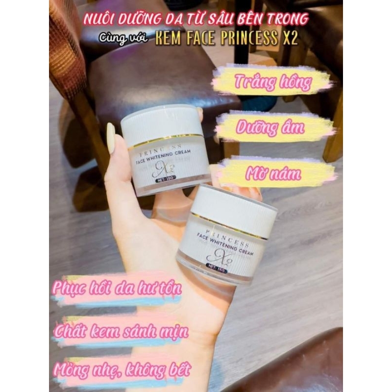 Kem face princess X 2 mẫu mới
