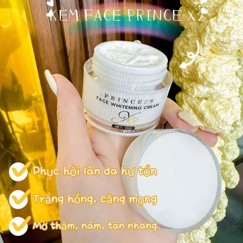 Kem face princess X 2 mẫu mới