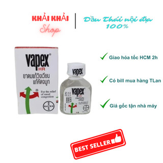 Dầu nóng thông mũi Vapex Thái Lan 5ml