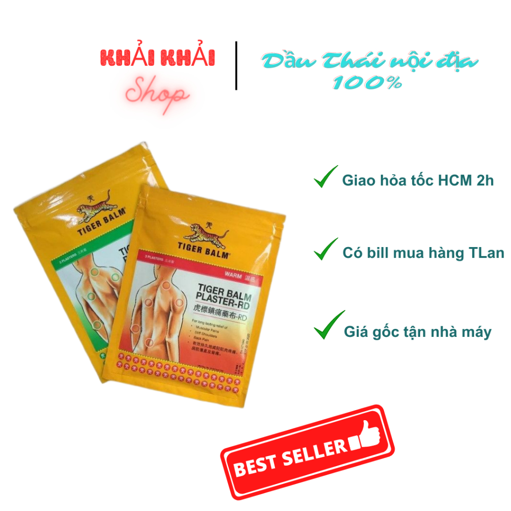 Miếng dán Tiger Blam Thái Lan