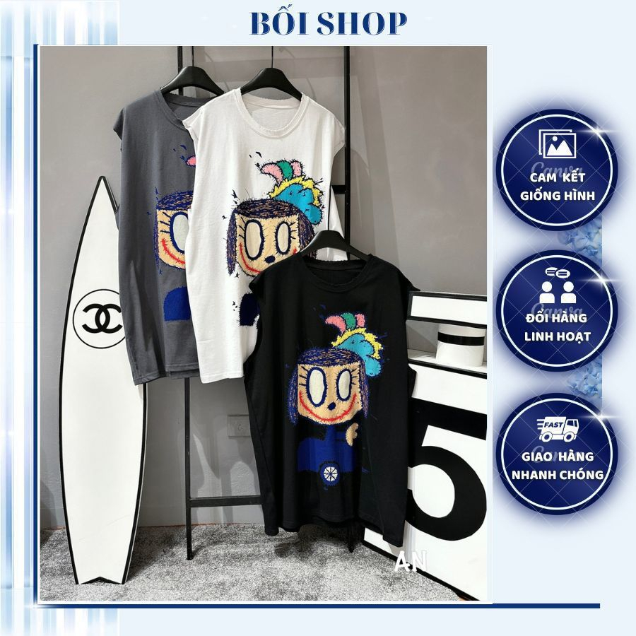 Áo thun balo áo Tanktop form rộng cô gái nhỏ BigSize thoáng mát ngày hè vui chơi cá tính phong cách Bối Shop SP003606