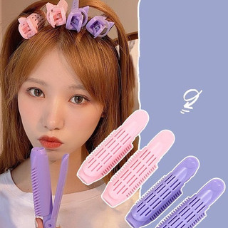 Kẹp tóc ống lô tạo kiểu phồng phong cách Hàn Quốc