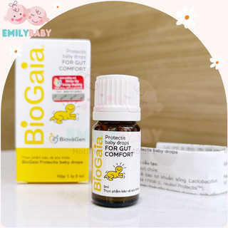 Men Biogaia Thụy Điển chính hãng lọ thủy tinh 5ml