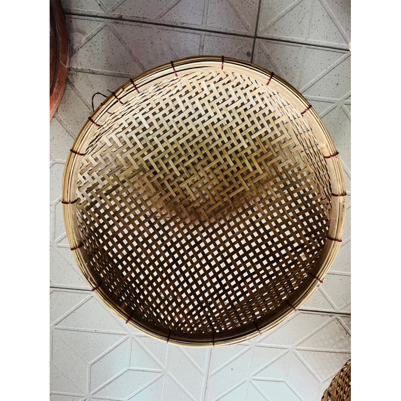 Rổ tre/Rá tre viền gân đan thủ công thân thiện môi trường 32/35cm