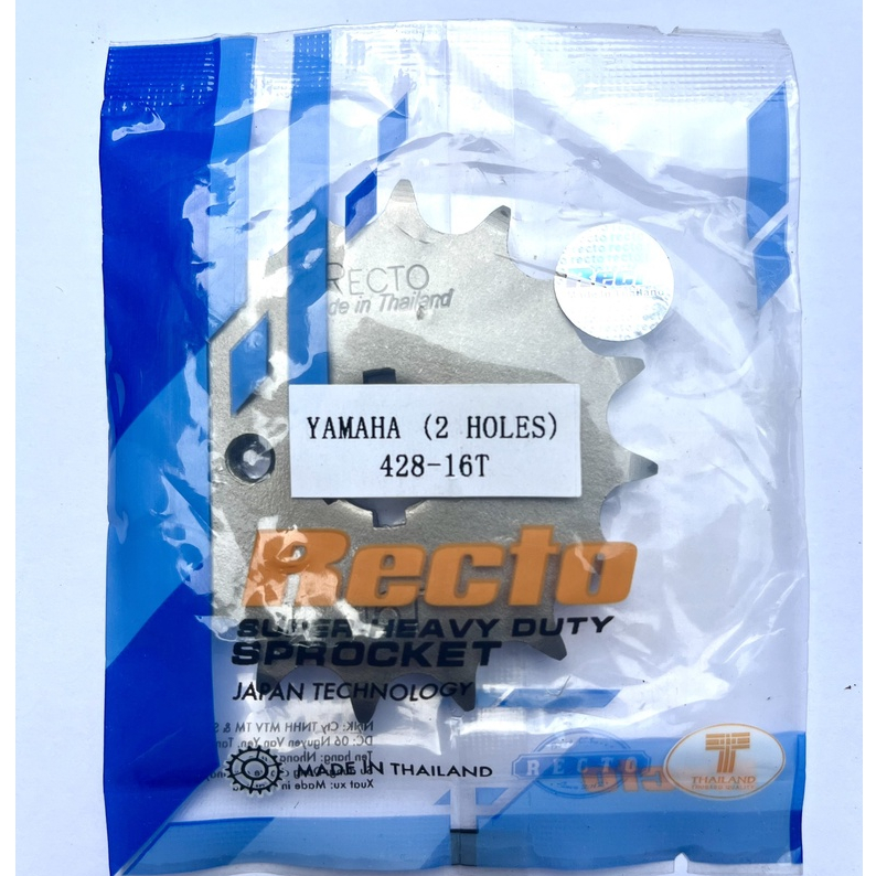(16 răng - Ex135) Nhông thép 16T Recto cho Exciter 135