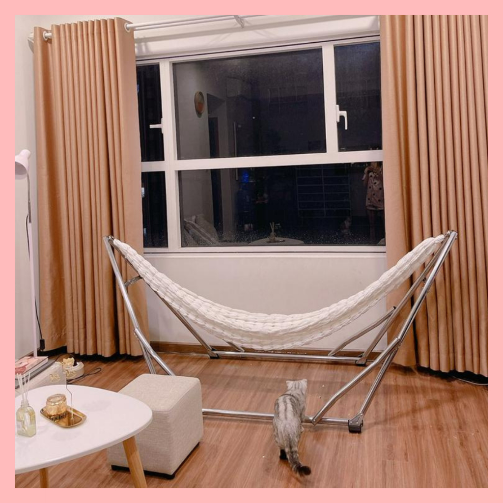 Võng Sợi Tơ  Đan Tay Cao Cấp - Hàng Thủ Công