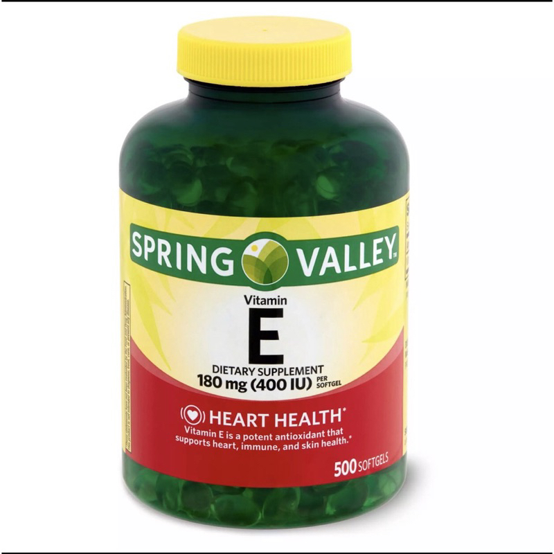 Spring Valley Vitamin E 180mg