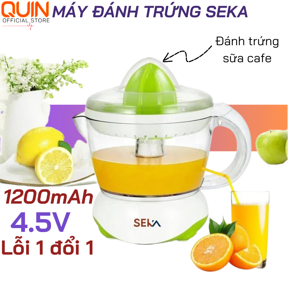 Máy Vắt Cam Tự Động Seka SK689 Công Suất 40W Dung Tích 700ml Máy Ép Cam Bằng Điện Xoay 2 Chiều